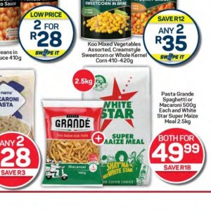 Pasta at Pick n Pay Hyper