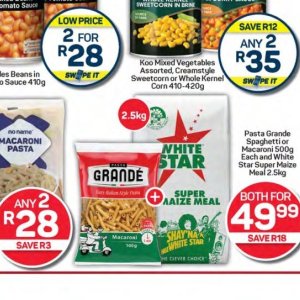 Pasta at Pick n Pay Hyper