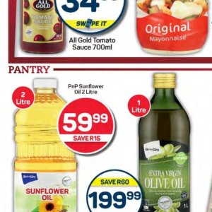 Sunflower oil at Pick n Pay Hyper