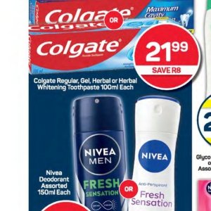 Toothpaste colgate  at Pick n Pay Hyper