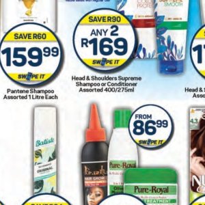 Shampoo at Pick n Pay Hyper