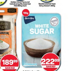 Sugar at Pick n Pay Hyper