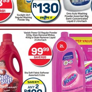 Stain remover at Pick n Pay Hyper