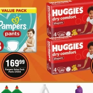 Diapers at Check Star