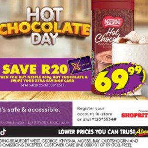 Chocolate at Shoprite