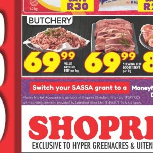 Beef at Shoprite