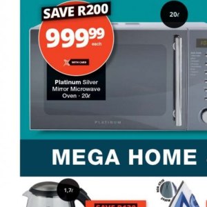 Microwave oven at Checkers