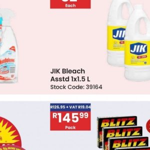 Bleach at Africa Cash and Carry