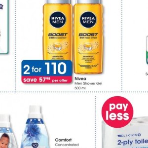 Shower gel nivea  at Clicks