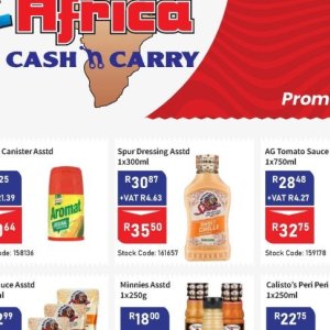 Dressing at Africa Cash and Carry