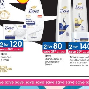 Shower gel dove  at Clicks