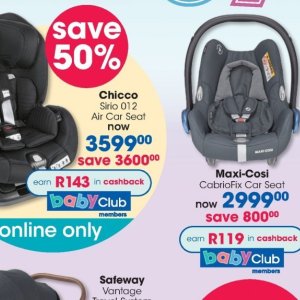 Car seat chicco  at Clicks