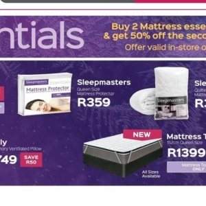 Mattress protector at Sleepmasters