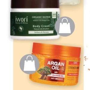 Argan oil at Clicks