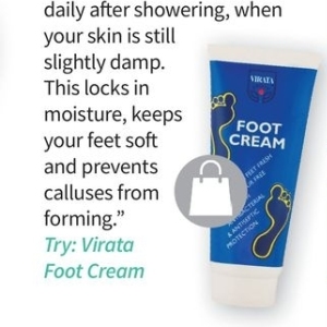 Foot cream at Clicks