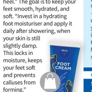 Foot cream at Clicks