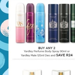 Body spray at Clicks