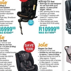 Car seat at Baby City