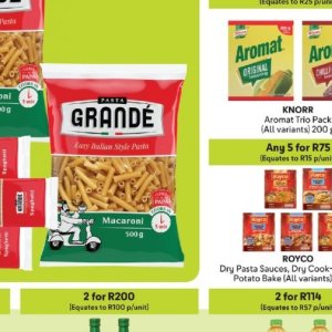 Pasta at Makro