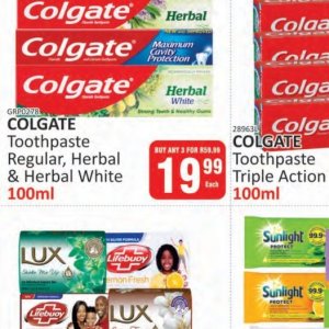 Toothpaste colgate  at Kit Kat Cash&Carry