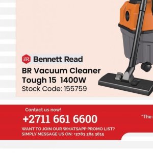 Vacuum cleaner at Africa Cash and Carry