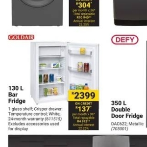 Fridge at Builders Warehouse