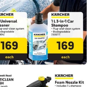 Car shampoo at Makro