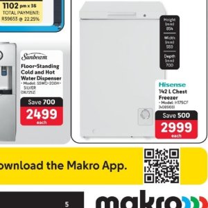 Freezer at Makro