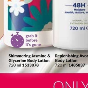 Body lotion at AVON