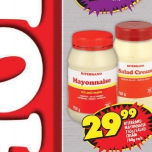 Mayonnaise at Shoprite