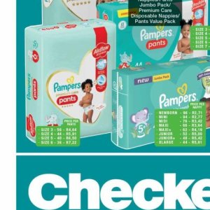 Diapers at Checkers