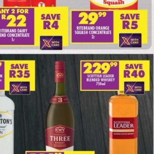 Whiskey at Shoprite