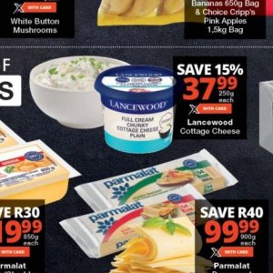 Cottage cheese at Checkers