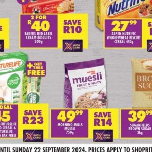 Muesli at Shoprite