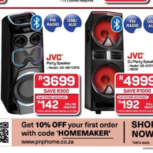 Speaker at Pick n Pay Hyper