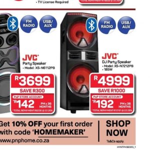 Speaker at Pick n Pay Hyper