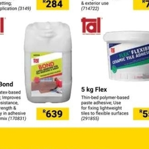 Adhesive at Builders Warehouse