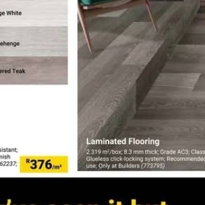 Flooring at Builders Warehouse