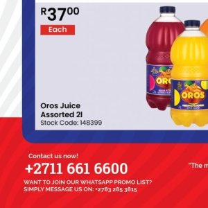 Juice at Africa Cash and Carry