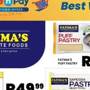 Puff pastry at Take n Pay