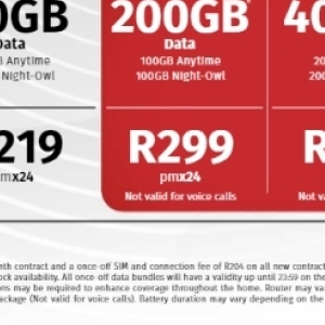 Router at Vodacom4U