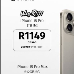 Iphone at Vodacom4U