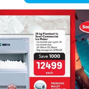 Ice maker at Makro