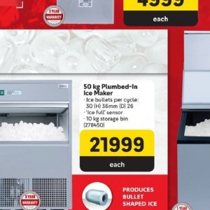 Ice maker at Makro