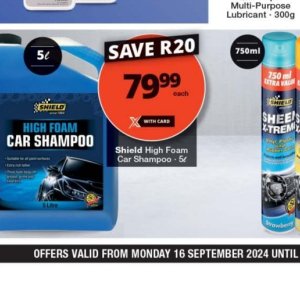 Car shampoo at Checkers Hyper