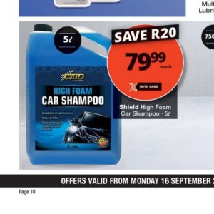 Car shampoo at Checkers Hyper