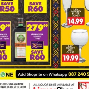 Liqueur at Shoprite