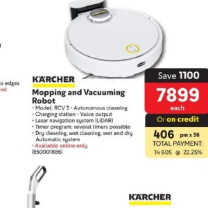 Vacuuming machine at Makro