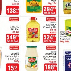 Sunflower oil at Kit Kat Cash&Carry