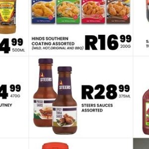 Sauces at Take n Pay